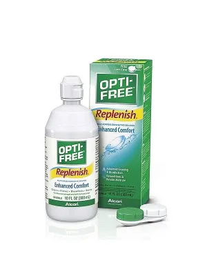 OPTI-FREE RepleniSH 300 ml + Kontaktlinsenbehälter