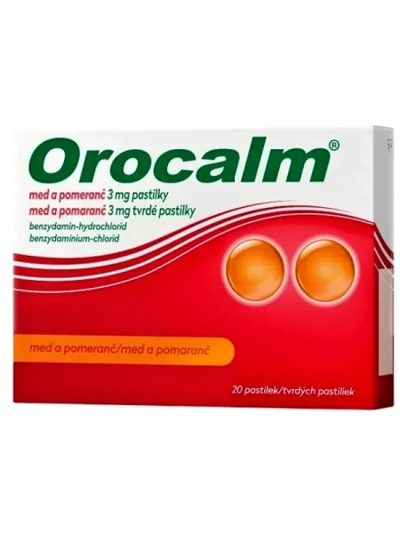 Orocalm Honig und Orange 3 mg 20 Lutschtabletten