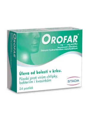 Orofar 1 mg/1 mg 24 Pastillen