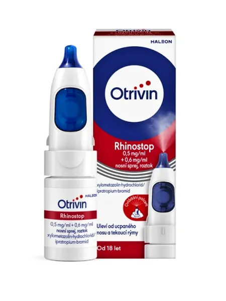 Otrivin Rhinostop 0,5 mg + 0,6 mg/ml Nasenspray 1 x 10 ml