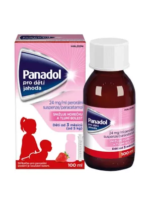 Panadol für Kinder Erdbeere Suspension 100 ml