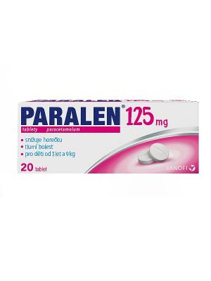 PARALEN 125 mg ein Schmerzmittel, das Fieber senkt