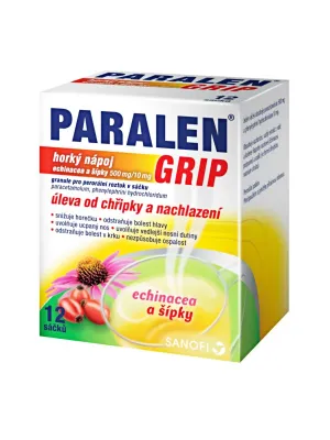 Paralen Grip Heissgetränk Echinacea und Hagebutten 12 Beutel