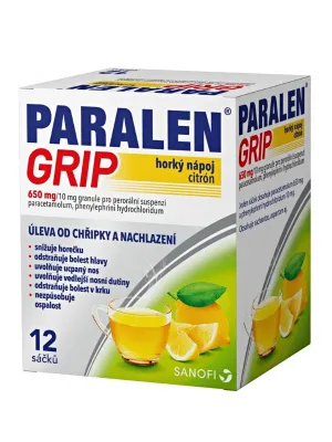 PARALEN GRIP Heißgetränk Zitrone 12 Beutel