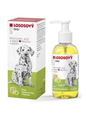PET HC Lachsöl Fell-, Haut- und Herzpflege für Hunde und Katzen 250 ml