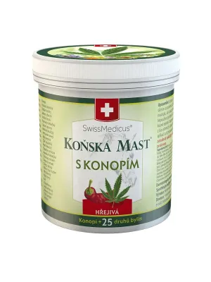 Pferdebalsam (Koňská mast) mit Hanf wärmend 250 ml