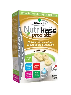 PharmaLINE Nutri-Brei Probiotic mit Bananen 180 g (3 Portionen)