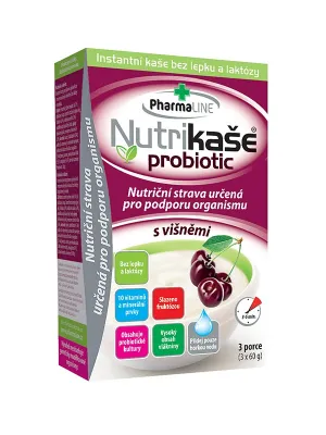 PharmaLINE Nutri-Brei Probiotic mit Kirschen 180 g (3 Portionen)