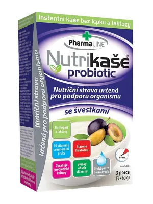 PharmaLINE Nutri-Brei Probiotic mit Pflaumen 180 g (3 Portionen)