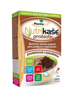 PharmaLINE Nutri-Brei Probiotic Protein mit Schokolade 180 g (3 Portionen)