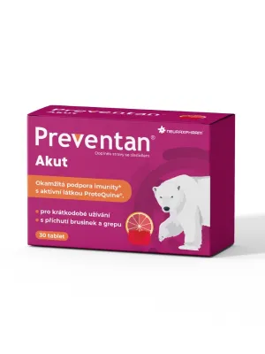 Preventan Akut mit Preiselbeer- und Grapefruitgeschmack 30 Tabletten