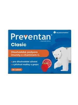 Preventan Clasic mit Himbeer- und Grapefruitgeschmack 30 Tabletten