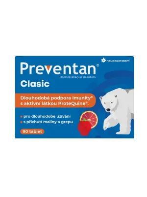 Preventan Clasic mit Himbeer- und Grapefruitgeschmack 90 Tabletten