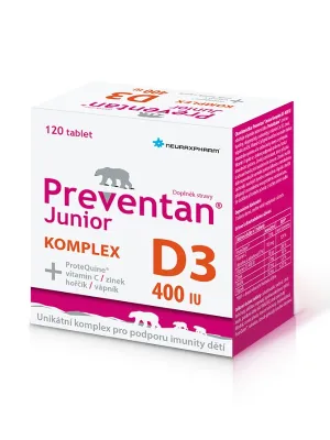 Preventan Junior Komplex D3 400 IE 120 Tabletten