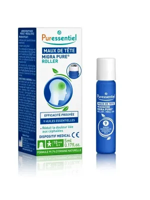 PURESSENTIEL Roll-on gegen Kopfschmerzen RENO 5 ml