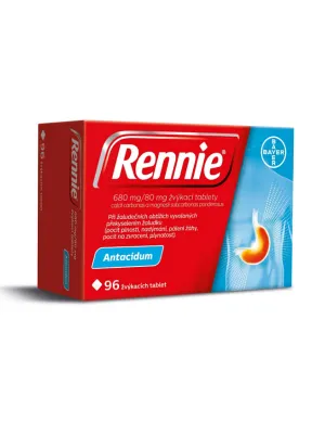 Rennie 680 mg/80 mg 96 Kautabletten