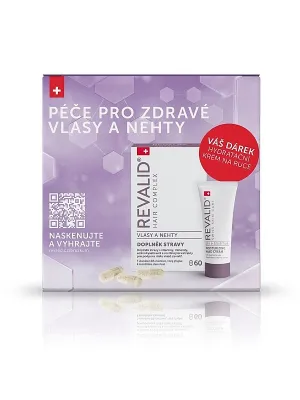 Revalid Hair Complex 60 Kapseln +  Feuchtigkeitsspendende Handcreme 20 ml Geschenkpackung