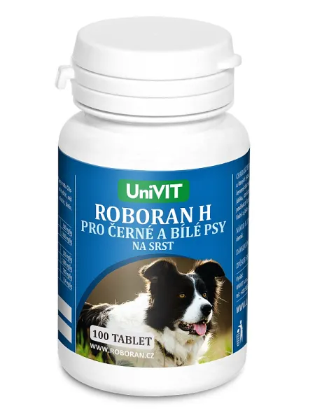 Roboran H für schwarze und weiße Hunde 100 Tabletten