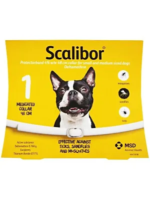 Scalibor Protectorband 760 mg Antiparasitäres Halsband 48 cm für Hund
