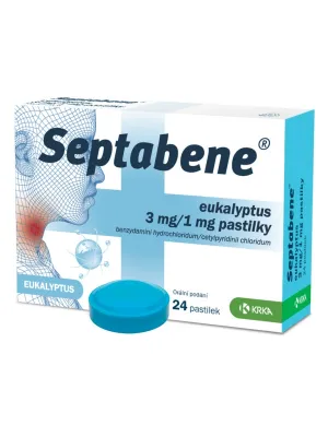 Septabene Eukalyptus 3 mg/1 mg 24 Pastillen