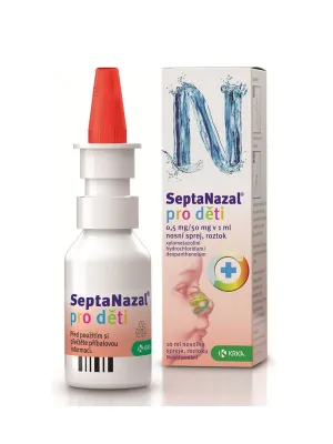 Septanazal für Kinder 0.5 mg/50 mg in 1 ml Nasenspray, Lösung 10 ml