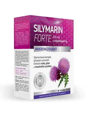 Silymarin forte 250 mg + Vitamin D 40 Tabletten