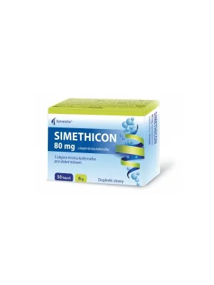 SIMETHICON 80 mg mit Kümmelöl 50 Kapseln