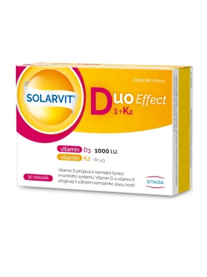 Solarvit Duo Effect Vitamin D3 + Vitamin K2 Kapseln