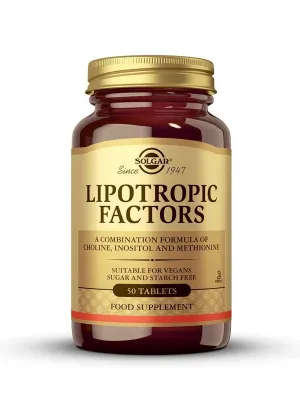 Solgar Lipotropic Factors (Lipotrope Faktoren) 50 Tabletten