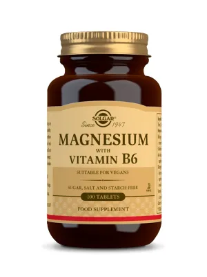 Solgar Magnesium plus Vitamin B6 100 Tabletten
