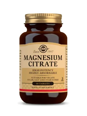 Solgar Magnesiumcitrat 200 mg 60 Tabletten