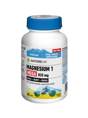 NATUREVIA Magnesium 1 Mega 835 mg 90 Tabletten