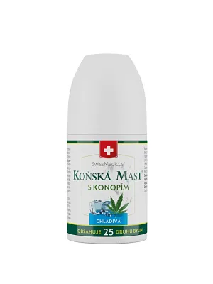 SwissMedicus kühlende Pferdesalbe mit Hanf Roll-on 90 ml