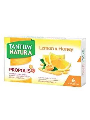 Tantum Natura Lemon & Honey 15 Gummipastillen