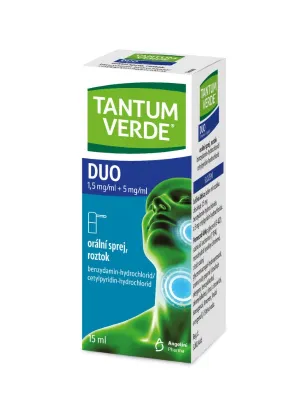 Tantum Verde Duo 1,5 mg/ml + 5 mg/ml Mundspray, Lösung 15 ml