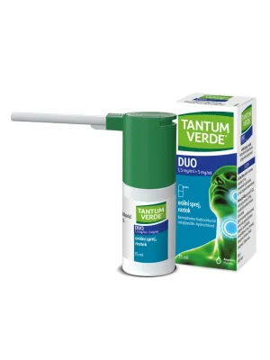 Tantum Verde Duo 1,5 mg/ml + 5 mg/ml Mundspray, Lösung 15 ml