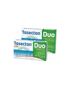 TASECTAN DUO 500 MG 12 TABLETTEN + KIDS 250 MG 12 BEUTEL