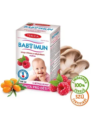 Terezia BABY IMUN Sirup mit Austernpilz und Sanddorn Himbeere 100 ml