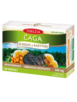 TEREZIA Chaga + Reishi und Sanddorn 60 Kapseln