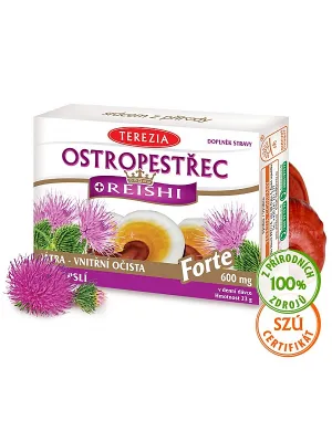 Terezia Mariendistel + Reishi Forte 60 Kapseln