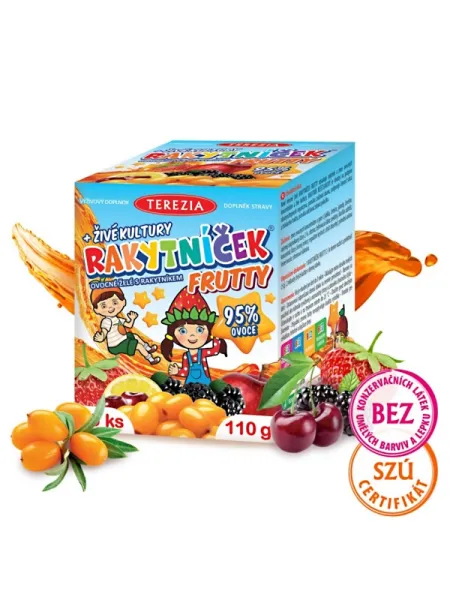 Terezia RAKYTNICEK Frutty Fruchtgelee + lebende Kulturen 60 Stück