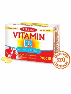 Terezia Vitamin D3 2000 IU 30 Kapseln