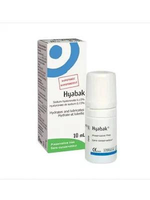 Hyabak 0.15% Augentropfen 10 ml