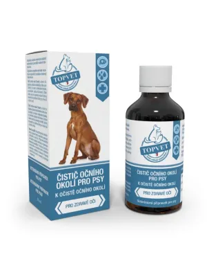 TOPVET Reiniger des Augenbereichs für Hunde 50 ml