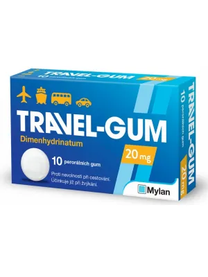 Travel-Gum 20 mg 10 Kaugummis