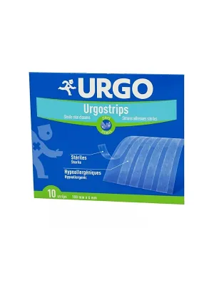 URGO STRIPS Fixierpflaster Nähte 100 x 6 mm 10 Stück