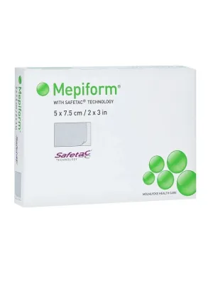 Verband Mepiform Silikon 5 x 7.5 cm 5 Stück