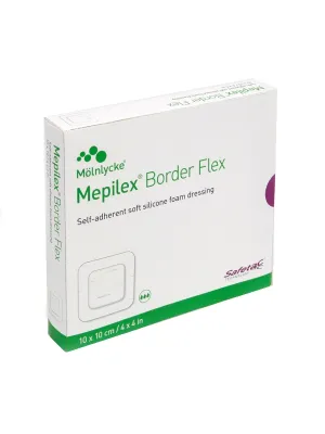 Verband Mepilex Border Flex 10 x 10 cm 5 Stück