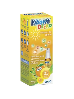 Vibovit Decko Vitamin D3 500 IU (IE) Spray 10 ml