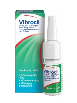 Vibrocil 2.5 mg/ml + 0.25 mg/ml Nasenspray 15 ml